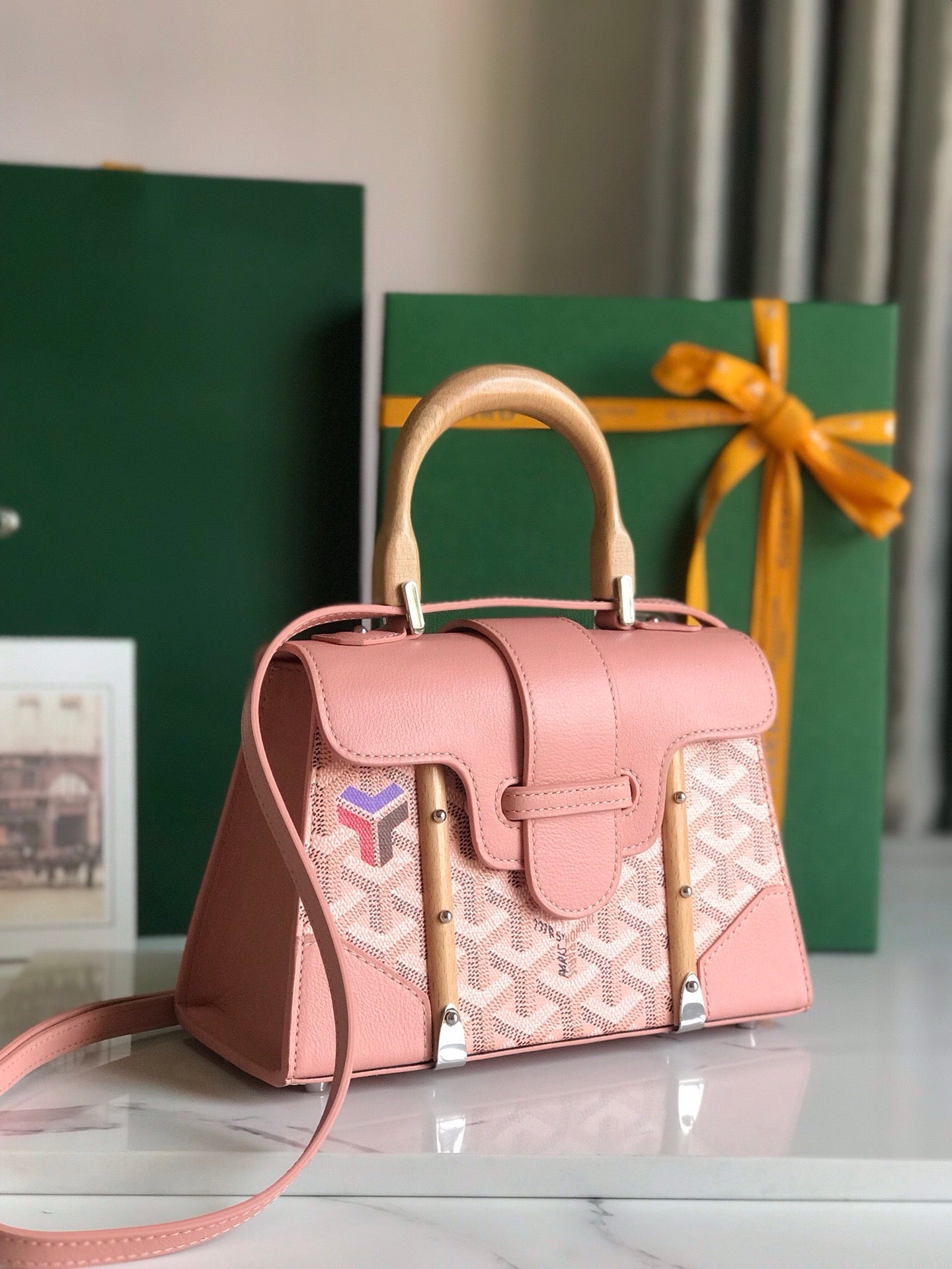 GOYARD SAIGON MINI TOP HANDLE BAG